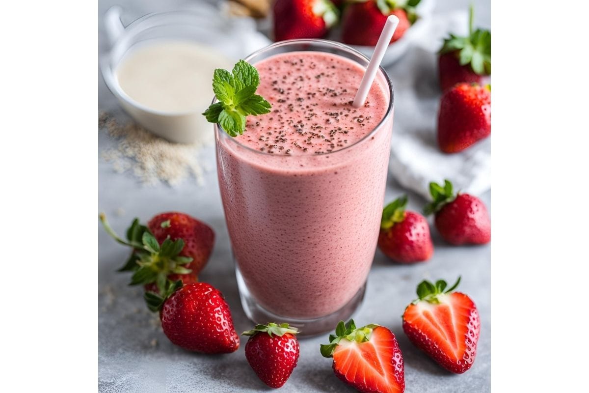 strawberry ginger smoothie